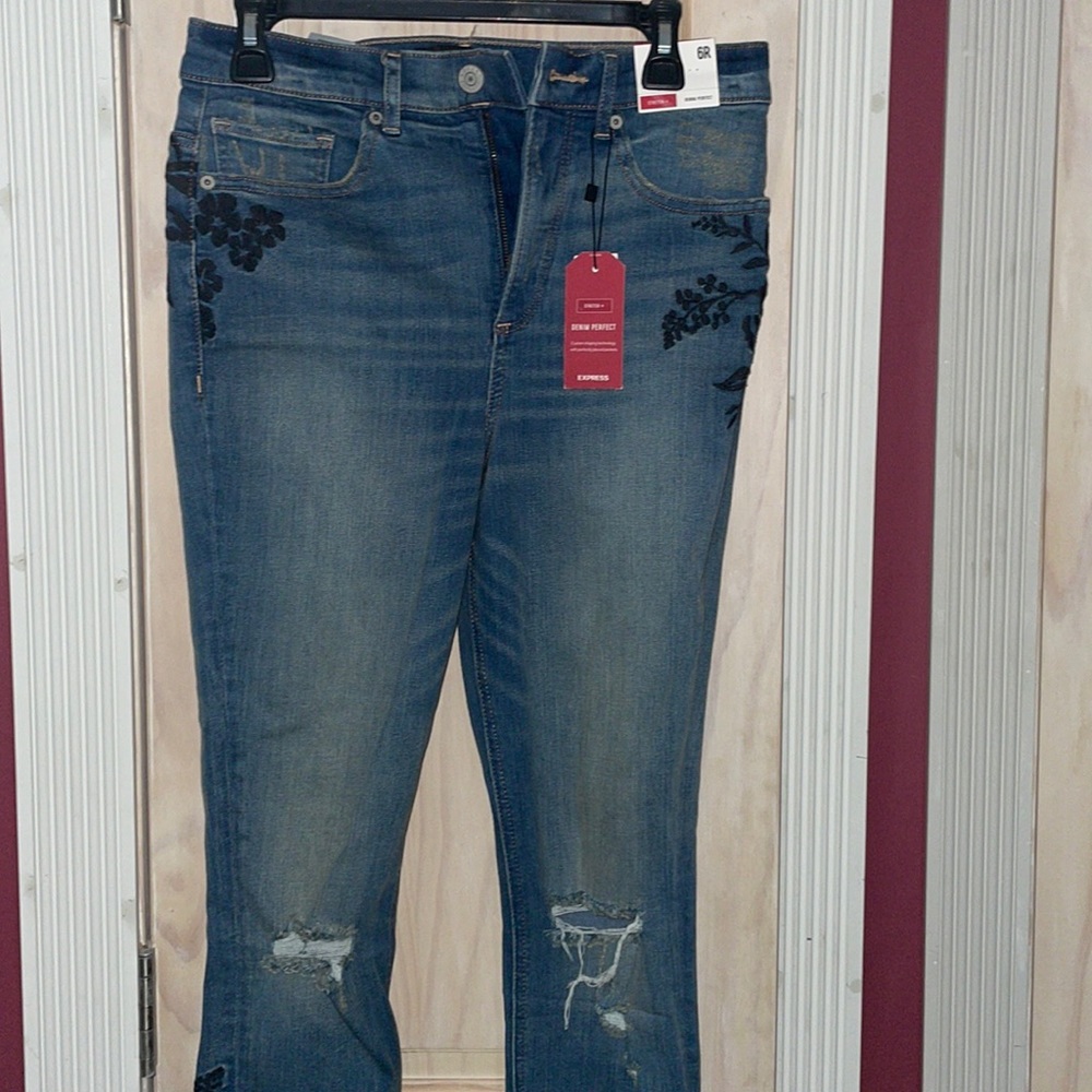 Ankle legging denim jeans